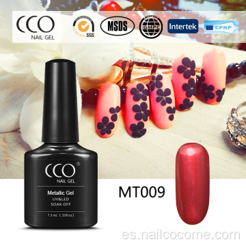 CCO Atractivos uñas 3D UV Gel Metálico Metálico esmalte de uñas para decoraciones de uñas 3D